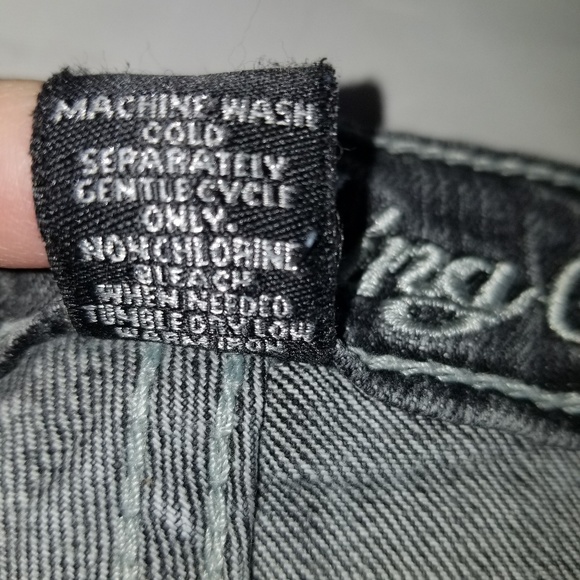 G-UNIT Clothing Co. Low Rise Dark Gray Jean's 9 - Picture 5 of 7